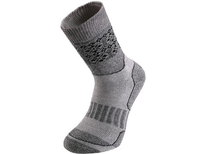 Zimní ponožky SKI, šedé, vel. 47
